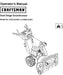 C950-52503-0 Manual for Craftsman Dual Stage Snowblower
