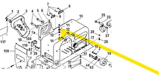 089027003710 Ryobi Screw with Washer BD46077