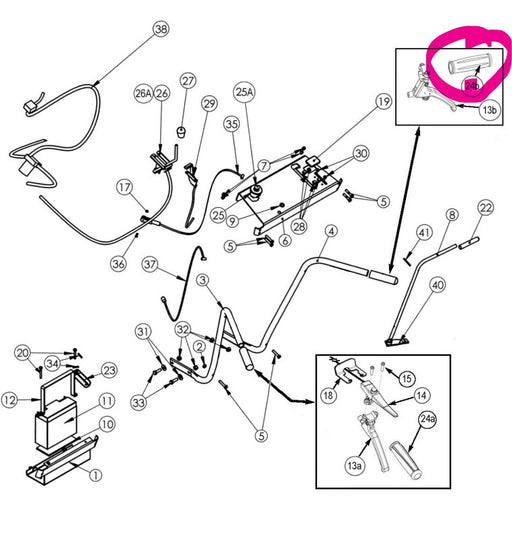 164961 DR Power Plain Grip | DRMower.ca