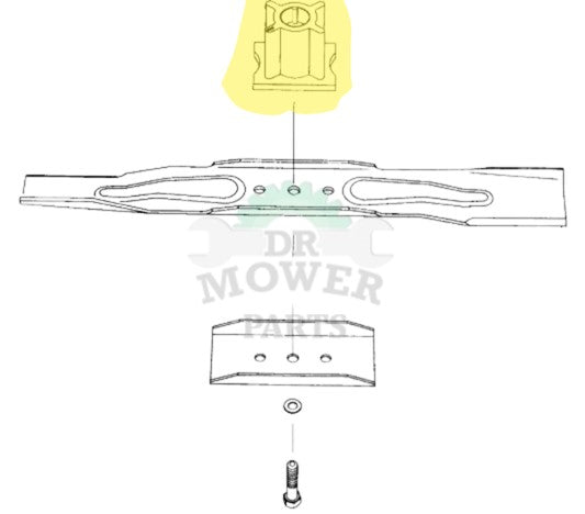 71-7940 Toro Blade Adaptor - LIMITED AVAILABILTY — DR Mower Parts