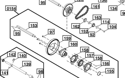 771708 Murray Snapper Snowblower Friction Wheel Kit 771708J - CURRENTLY ON BACKORDER