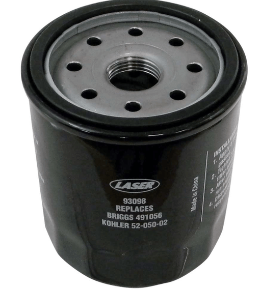93098 Laser Oil Filter Replaces Briggs & Stratton 491056 & Kohler 52-050-02