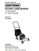 944.365240 Manual for Craftsman 21" 4.5HP Lawn Mower
