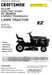 944.608261 Manual for a Craftsman 42" 15.5HP Lawn Tractor  - drmower.ca