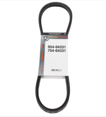 954-04331 MTD Troybilt Lower Transmission Belt