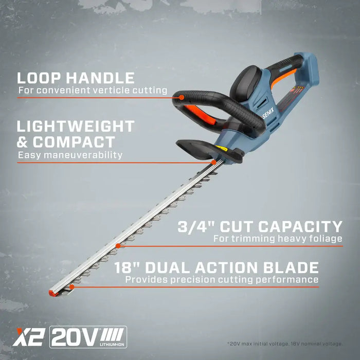 Hedge trimmer blower combo best sale