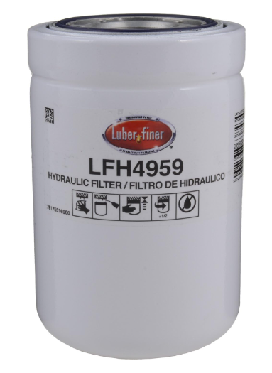 LFH4959 LuberFiner Hydraulic Filter Replaces John Deere RE69054