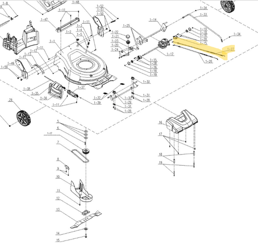 199081000129 Senix Cable Drive Assembly