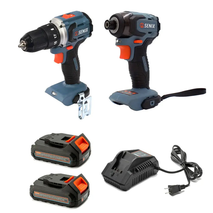 S2K2B2-0120 Volt Max 2-Tool Cordless Brushless Combo Kit, Drill Driver & Impact Driver | DRMower.ca