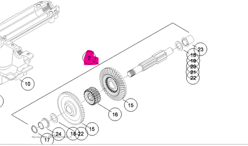 112-6084 Toro Drive Shaft Assembly - CURRENTLY ON BACKORDER