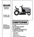 944.603200 Manual for Craftsman 42" Lawn Tractor | DRMower.ca 