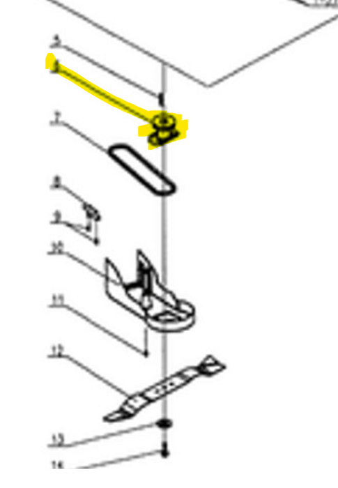 201101000059 Senix Craftsman Blade Adapter