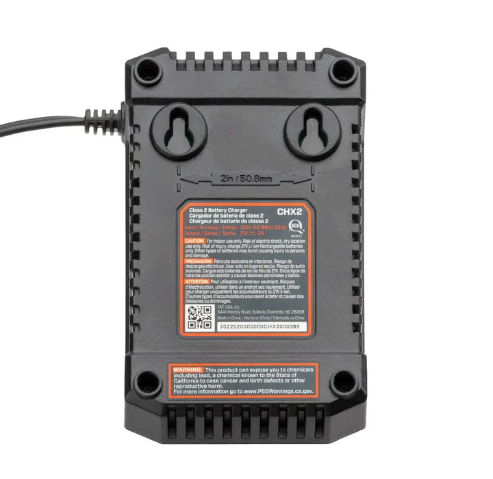 CHX2 20 Volt Max Lithium-ion Battery Charger | DRMower.ca