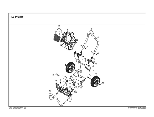Karcher Parts List 1.107-154.0 (G 2600 XH) 1.107-155.0 (G 2800 XH)