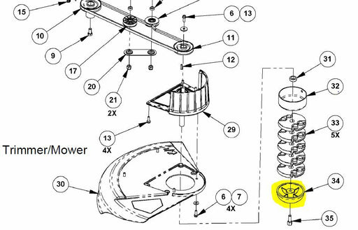 311011 DR Power Mowball Hex Recess IPL