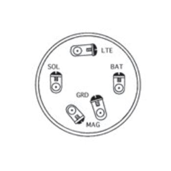 33-385  Oregon UNIVERSAL IGNITION SWITCH pin pattern