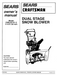 C950-52151-3 Craftsman 30" Snowblower Owners Manual