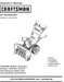 C459-52401 Manual for Craftsman 2014 24" Snow Thrower