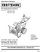 C459-52414 C459-52416 C459-52447 Operators Manual for Craftsman Snow Throwers