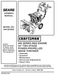 944.524450 Manual for Craftsman 24" Two-Stage Snow Thrower
