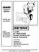 C944-524601 Manual for Craftsman 30" Two-Stage Snow Thrower
