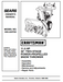 944.524702 Manual for Craftsman 30" Two-Stage Snow Thrower