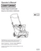 C950-52482-0 Craftsman Snowthrower Owners Manual