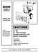 944.525250 Manual for Craftsman 24" Two-Stage Snow Thrower