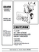 944.525400 Craftsman 30" Snowblower Owners Manual