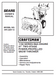 944.528113 Manual for Craftsman 27" Two-Stage Snow Thrower