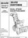 C950-52816-0 Craftsman Dual Snow Thrower Owners Manual