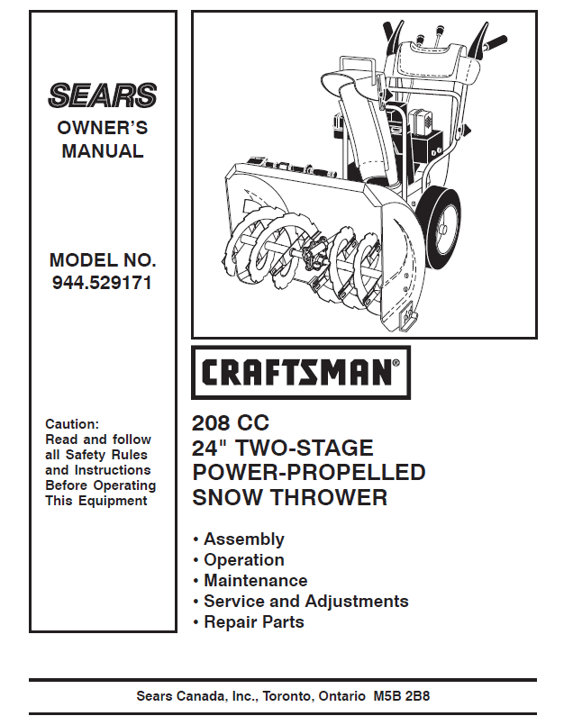 Craftsman snowblower repair near me sale