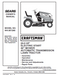 944.601260 Manual for Craftsman 24.0 HP 42" Lawn Tractor