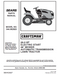 944.602820 Craftsman 48" Lawn Tractor Owners Manual 