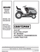 944.604180 Manual for Craftsman 18.5 HP 42" Lawn Tractor