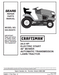 944.604370 Manual for Craftsman 24.0 HP 46" Lawn Tractor