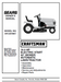 944.604861 Manual for Craftsman 16.0 HP 42" Lawn Tractor