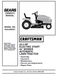 944.605921 Manual for Craftsman 22.0 HP 42" Lawn Tractor