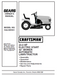 944.605931 Manual for Craftsman 23.0 HP 42" Lawn Tractor