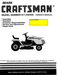 944.606021 Manual for Craftsman 12.5 HP Lawn Tractor