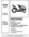 944.607091 Manual for Craftsman 26.0 HP 54" Garden Tractor