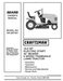 944.607451 Manual for Craftsman 16.5 HP 42" Lawn Tractor