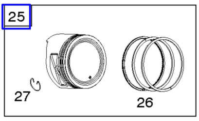 696397 Briggs and Stratton Piston Assembly Standard - No Longer Available