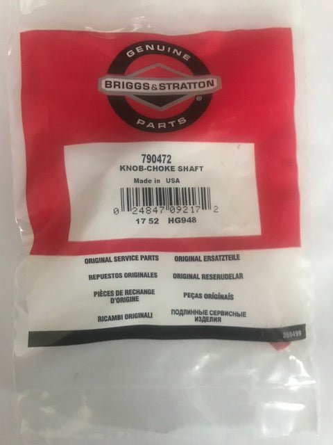 790472 Briggs and Stratton Knob - Choke Shaft - No Longer Available