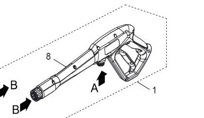 8.759-751.0 Karcher Trigger Gun - Lance M22 Kit With Brass Valve