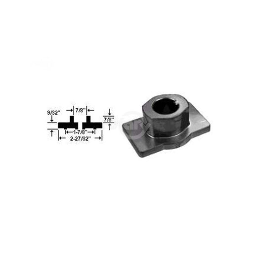 8753 Rotary Blade Adapter Replaces Craftsman 581547901 850977 851514 193825