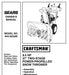 944.525392 Manual for Craftsman 27" Two-Stage Snow Thrower