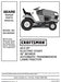944.604260 Manual for Craftsman 20 HP 42" Lawn Tractor