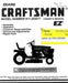 944.608460 Manual for Craftsman Lawn Tractor 917.259571