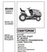 944.609060 Manual for Craftsman 42" Lawn Tractor